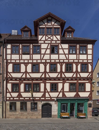 Historic half-timbered house