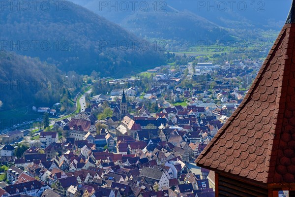 View from Michelskaeppele over Bad Urach