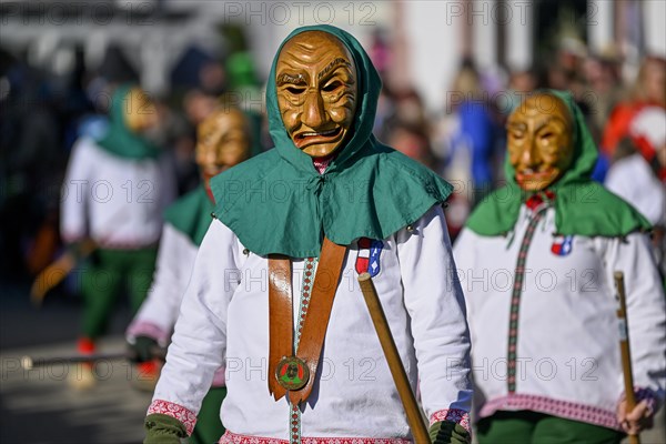 Narrenzunft Zynduss from Bleichheim at the big carnival procession