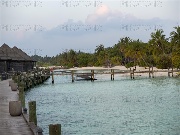 Holiday island in the Maldives