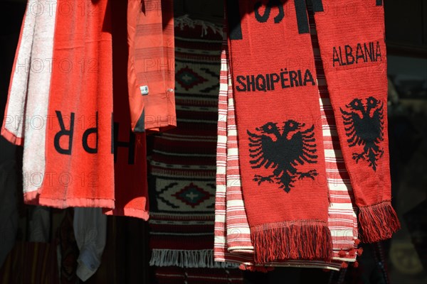 Scarves with double eagle as souvenir