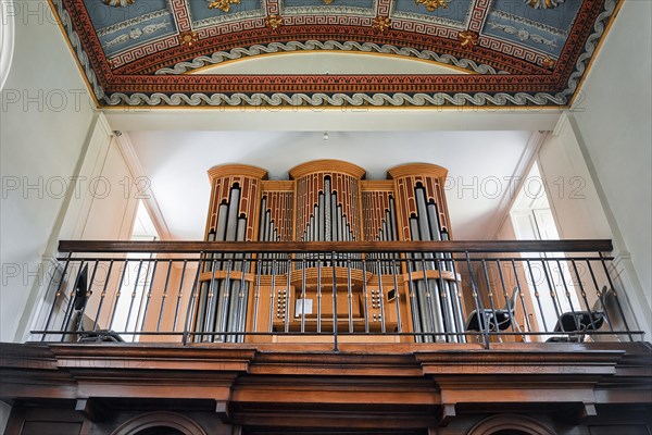 Organ in a chapel