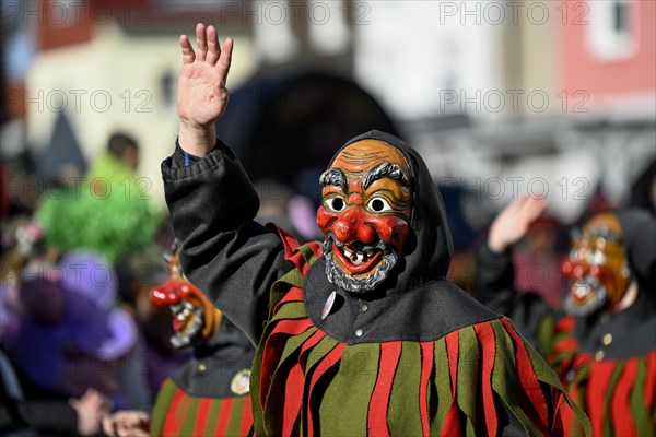 Schraeckslizunft from Diersburg at the big carnival parade