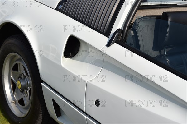 Air intake on a Ferrari