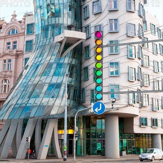 Unreal traffic lights in all colours