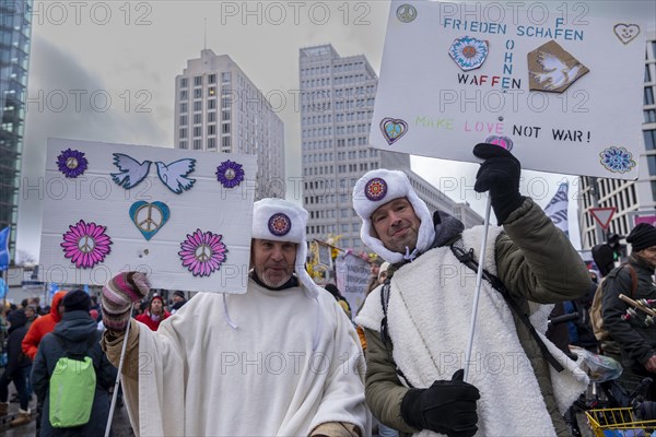 Demonstration at Potsdamer Platz