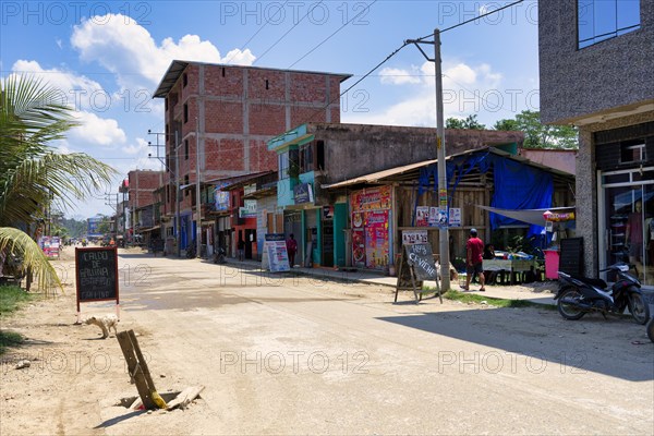 Boca Colorado village along the Rio Colorado