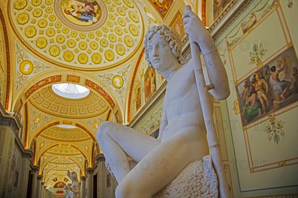 Neoclassical sculpture in the Gallery of the History of Ancient Painting in the Winter Palace