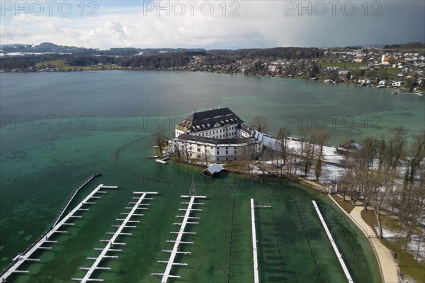 Aerial view of Kammer Castle