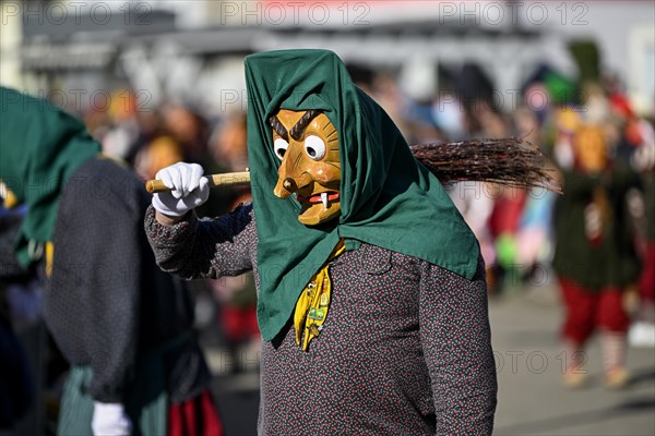 Jester's Guild Schwarzwaldhexen from Buehlertal at the big carnival procession