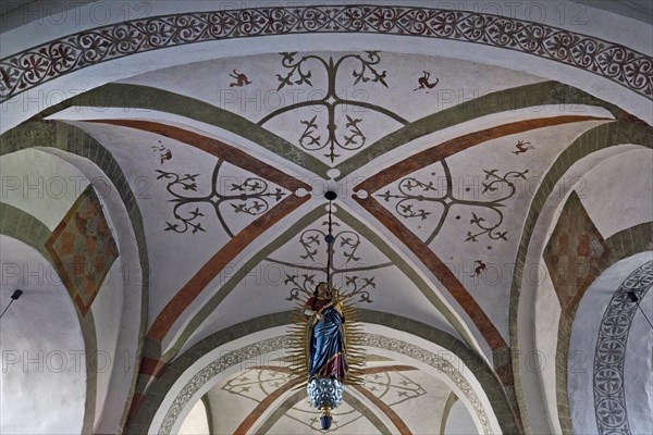 Romanesque painting in the Catholic parish church of St. Pancratius