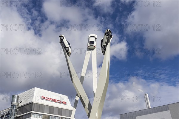 Porscheplatz with Porsche headquarters