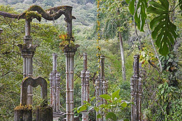 Concrete surrealistic structure created by Edward James at Las Pozas