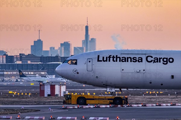 Fraport Airport with skyline