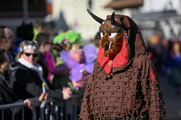 Narrenzunft Niesatzer Schellenteufel from Buehl-Niehsatz at the Great Carnival Parade