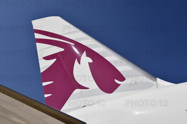 Qatar Airways Boeing B787-9 Dreamliner vertical stabiliser