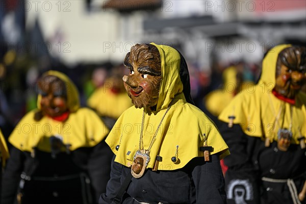 Miners ghosts of the Biberach Fools Guild at the Great Carnival Parade