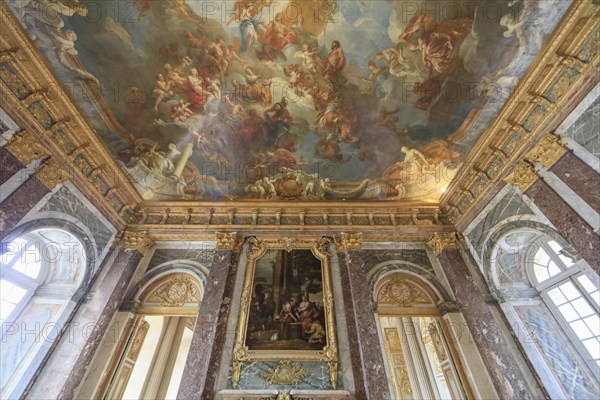 Hercules Room with ceiling painting Apotheosis of Hercules by Francois Lemoyne