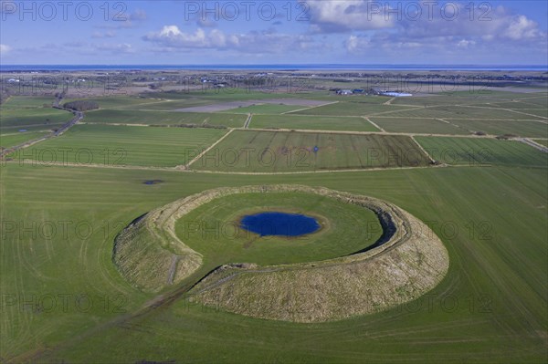 Aerial view over Lembecksburg