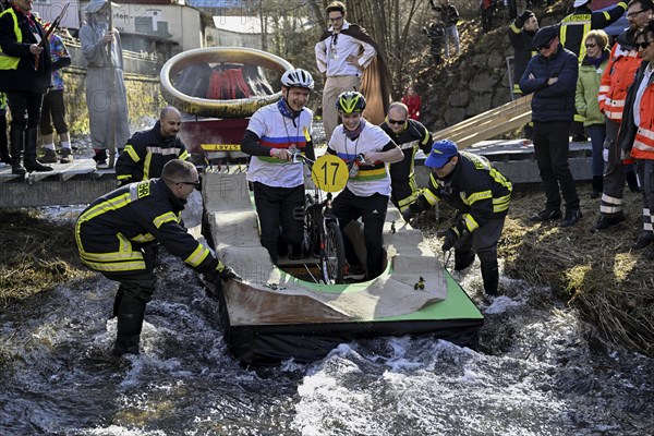 Zuber First UCI Cycling World Championships in the Kirchenbach on the Schiltach River