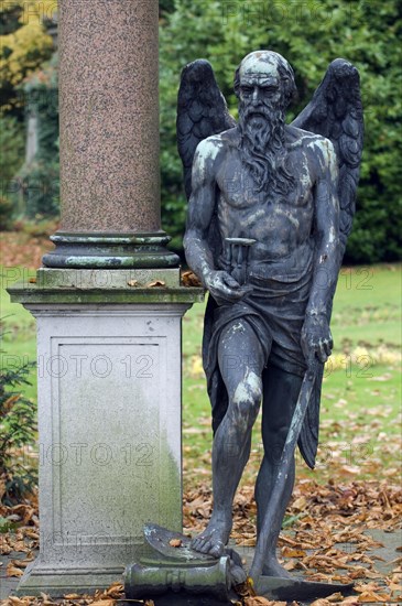 Statue representing death angel