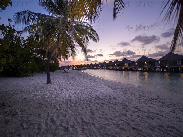 Holiday island in the Maldives