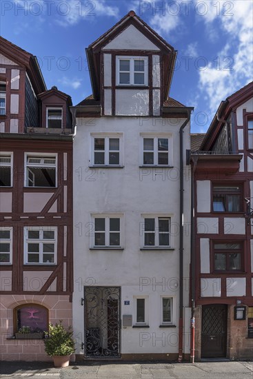 Historic dwelling house with dormer windows