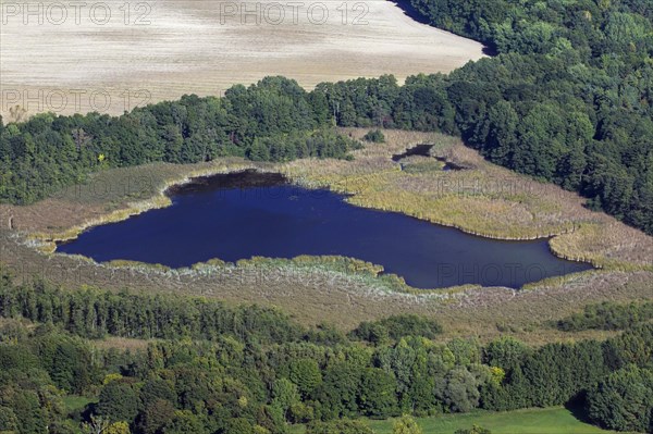 Aerial view over Binnenmueritz