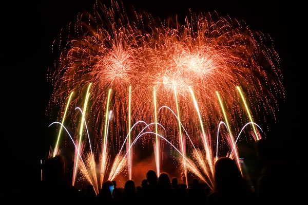 The International Fireworks Competition in Herrenhaeuser Gardens