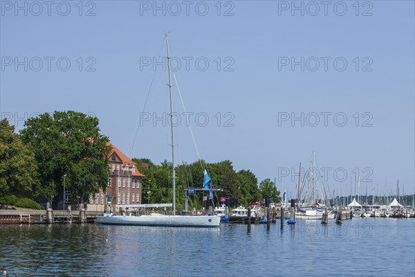 Marina with sailing boats