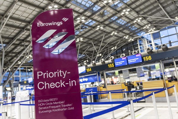 Priority check-in at Stuttgart Airport