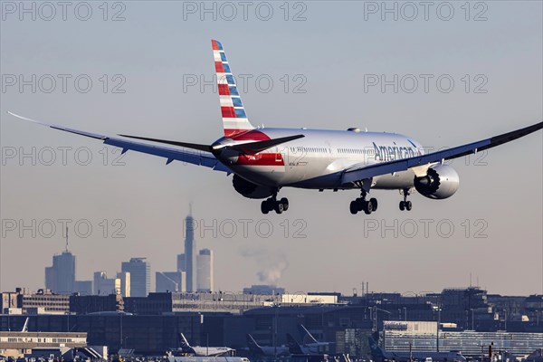 Fraport Airport with skyline