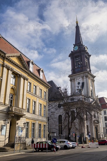 Palais Podewils and Parochial Church, Klosterstrasse, Berlin, Germany, Europe