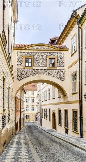 View of beautiful Mala Strana district, Prague, Czech Republic, Europe