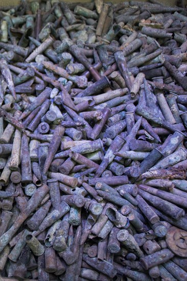 Old rusty bullet ammunition from the dardanelles war