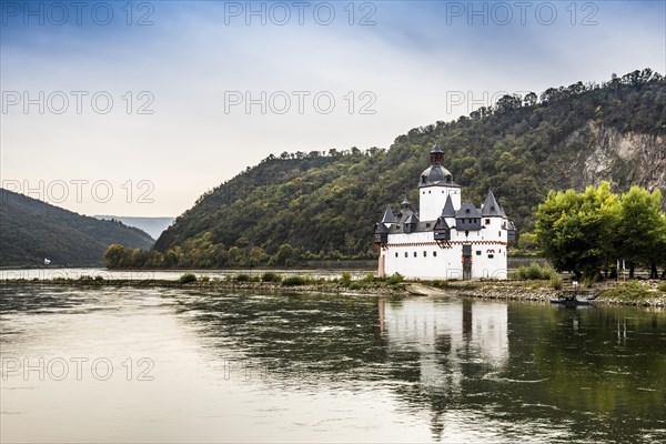 Pfalzgrafenstein Castle, Kaub, Upper Middle Rhine Valley, UNESCO World Heritage Site, Rhineland-Palatinate, Germany, Europe