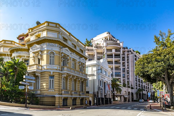 Street in Monte Carlo, Monaco, Europe