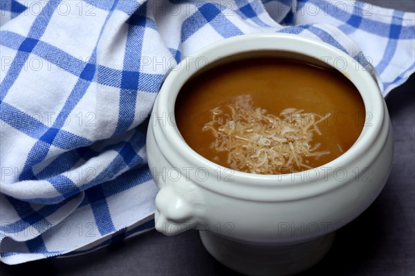 Basler Mehlsuppe, the soup is traditionally eaten at Fasnacht, Basel, Switzerland, Europe