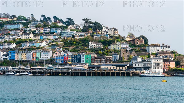 Kingswear from Dartmouth, Devon, England, United Kingdom, Europe