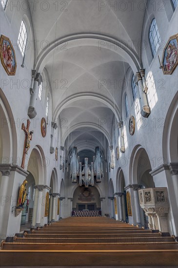 Neo-Romanesque Parish Church of St. Anne in Lehel, Munich, Bavaria, Germany, Europe