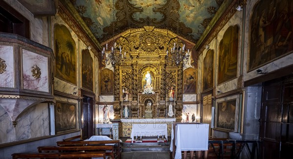 Chancel, church in Camara de Lobos, Madeira, Portugal, Europe