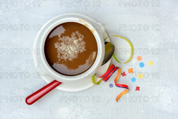 Basler Mehlsuppe, the soup is traditionally eaten at Fasnacht, Basel, Switzerland, Europe