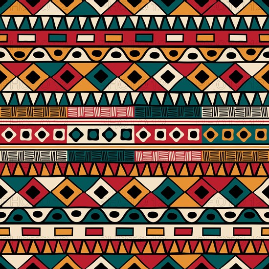 Tribal ethnic background. Vector seamless pattern design for background, carpet, wallpaper, wrapping, batik, fabric