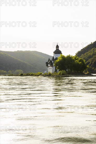 Pfalzgrafenstein Castle, Kaub, Upper Middle Rhine Valley, UNESCO World Heritage Site, Rhineland-Palatinate, Germany, Europe