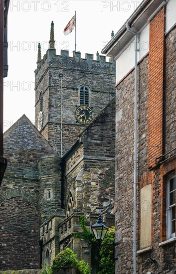 Church in Dartmouth, Devon, England, United Kingdom, Europe