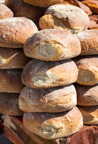 Traditional Turkish style made bread loaf