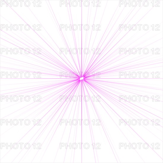 Digitally rendered Light effect rays flash radiance of star or sun white glow shine explosion