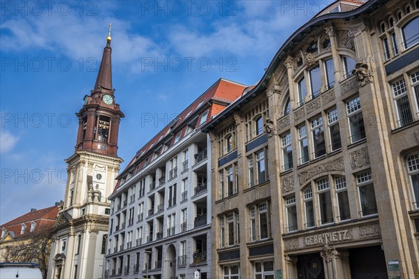 Parochial Church and commercial building of the Tietz brothers, Klosterstrasse, Berlin, Germany, Europe