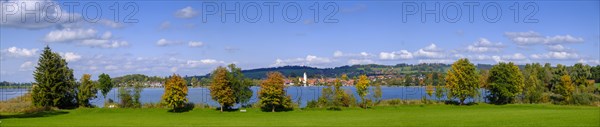 Riegsee, Pfaffenwinkel, Upper Bavaria, Bavaria, Germany, Europe