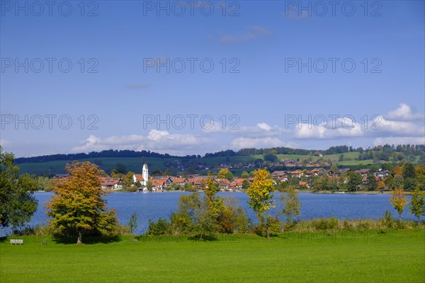 Riegsee, Pfaffenwinkel, Upper Bavaria, Bavaria, Germany, Europe